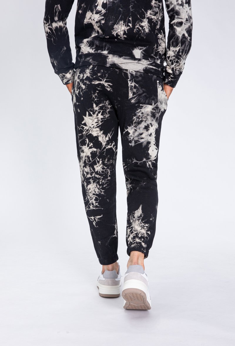 Bedrukte tie-dye sweatshirt & joggingset