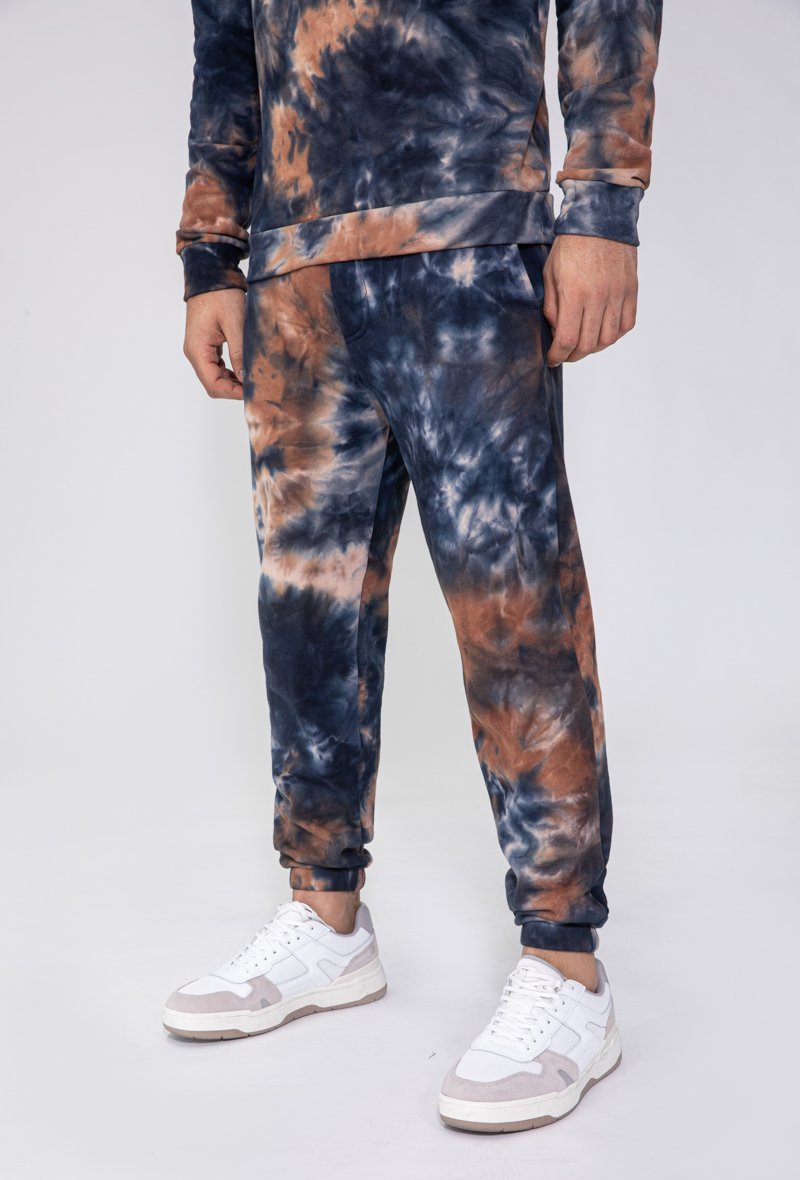 Bedrukte tie-dye sweatshirt & joggingset
