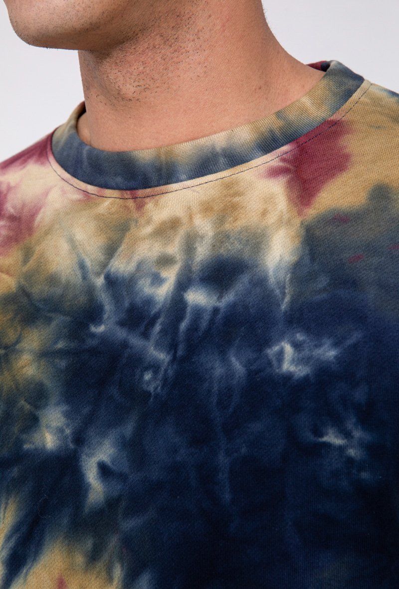 Bedrukte tie-dye sweatshirt & joggingset