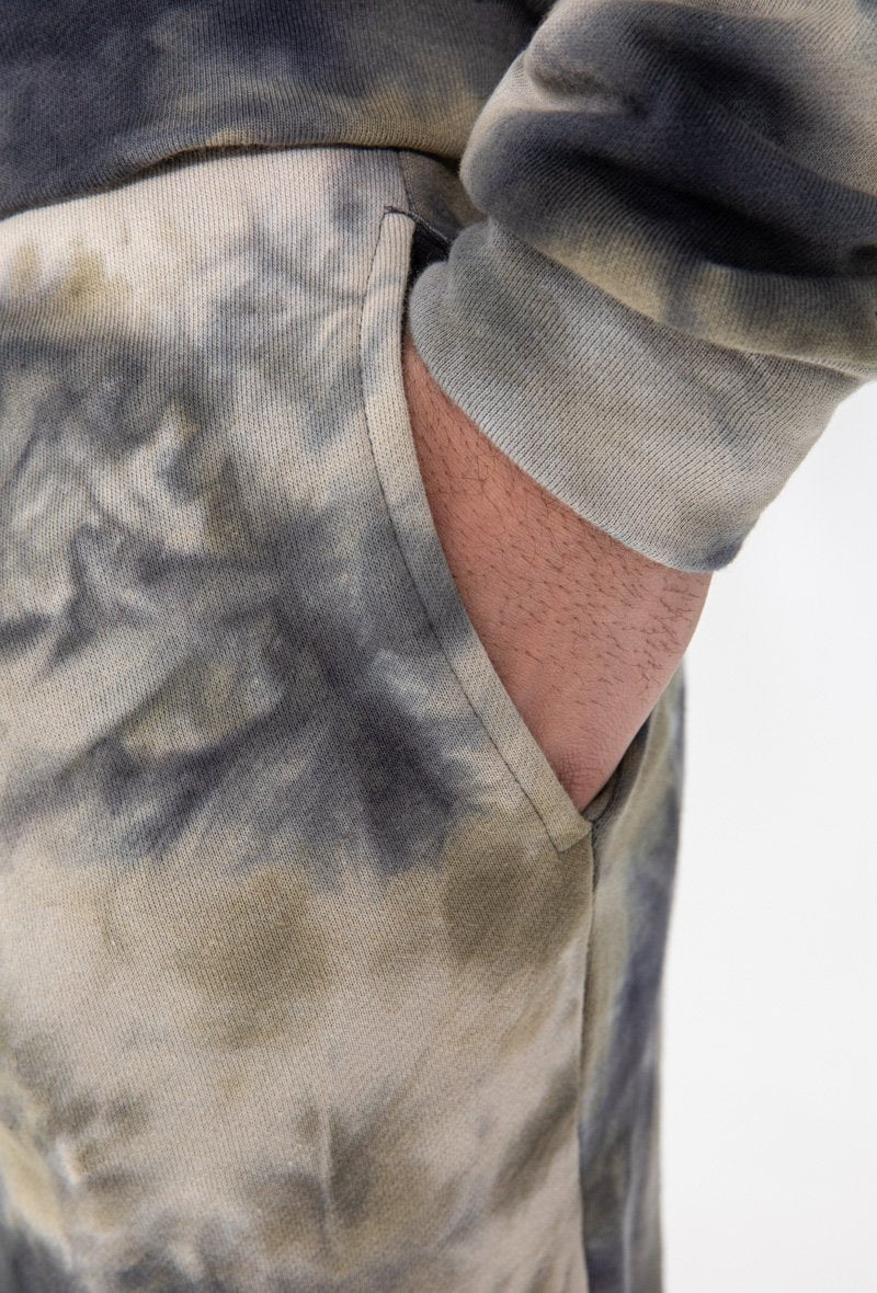 Bedrukte tie-dye sweatshirt & joggingset