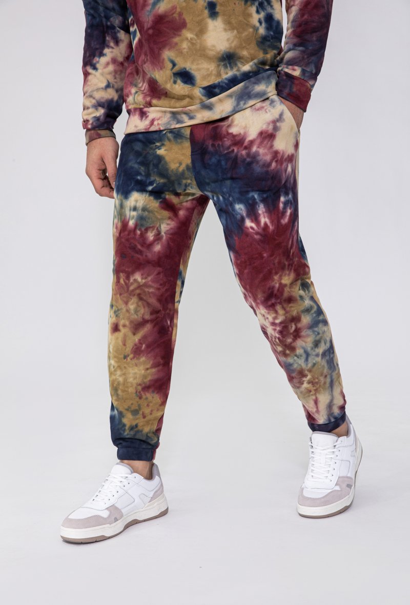 Bedrukte tie-dye sweatshirt & joggingset
