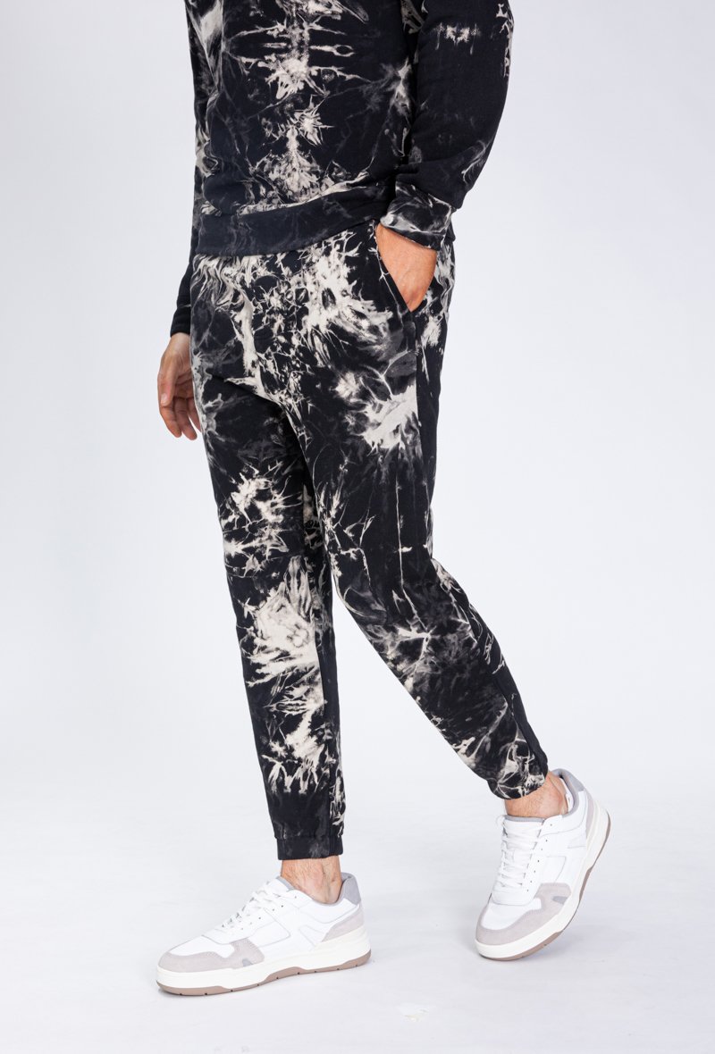 Bedrukte tie-dye sweatshirt & joggingset