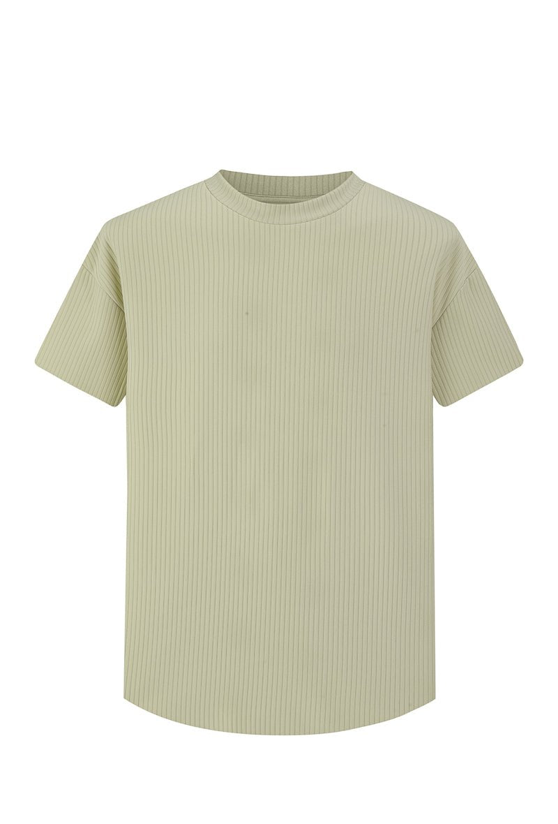 Effen t-shirt broekset