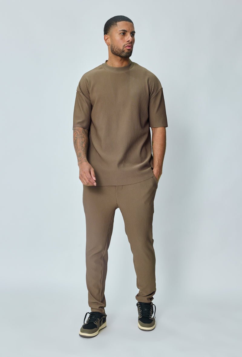 Ensemble t-shirt pantalon uni - Frilivin