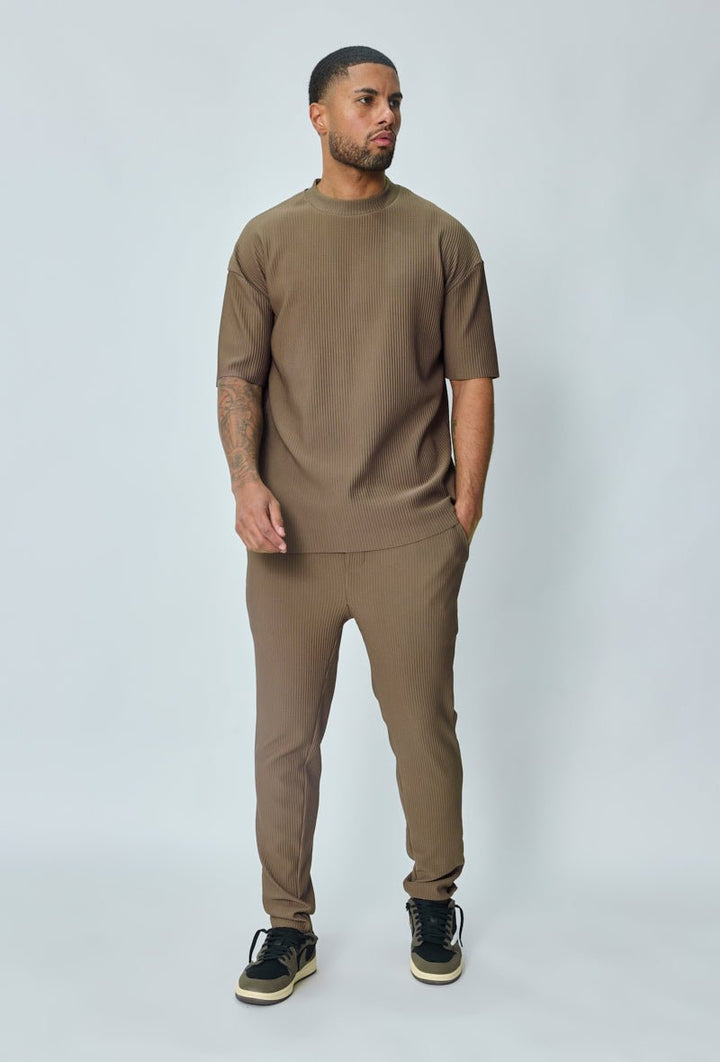 Ensemble t-shirt pantalon uni - Frilivin