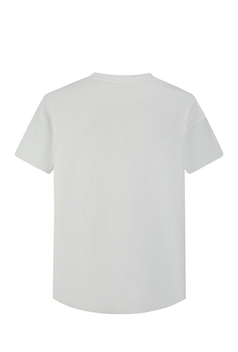 Effen t-shirt broekset