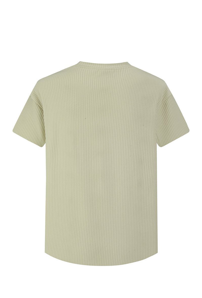 Effen t-shirt broekset