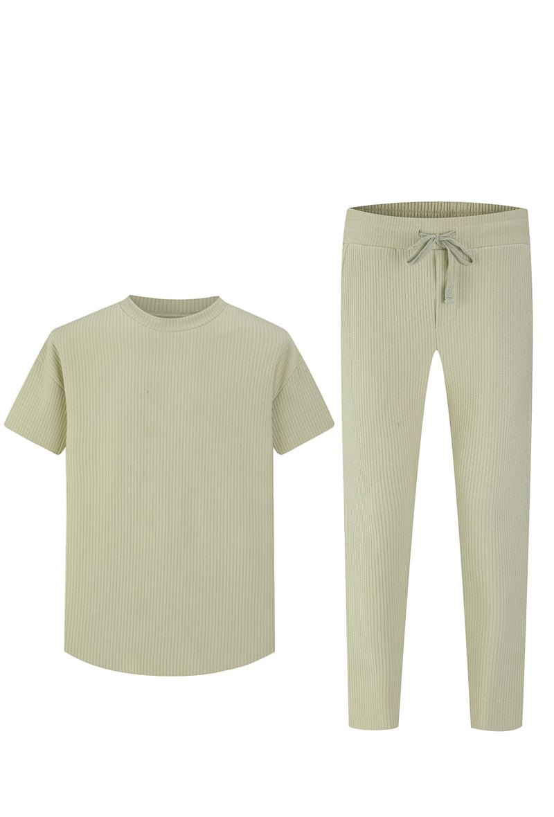 Ensemble t-shirt pantalon uni - Frilivin