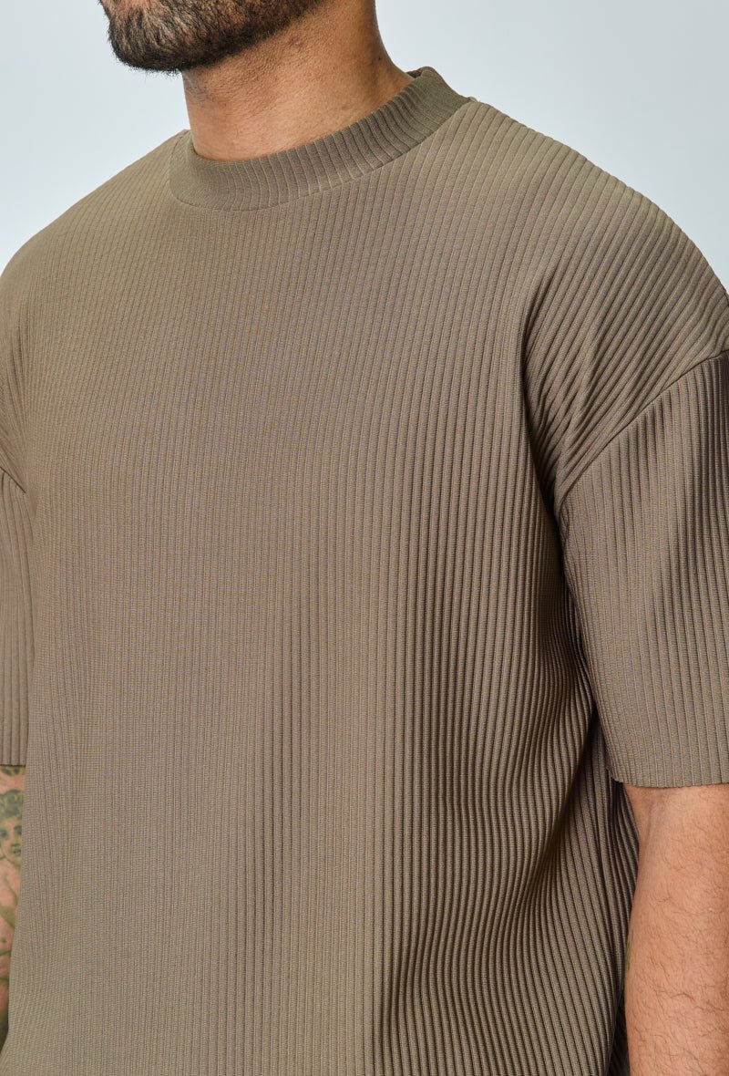 Effen t-shirt broekset