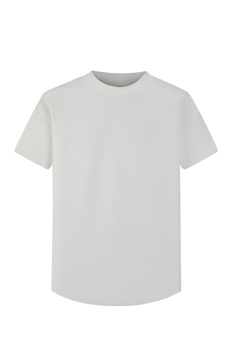 Effen t-shirt broekset