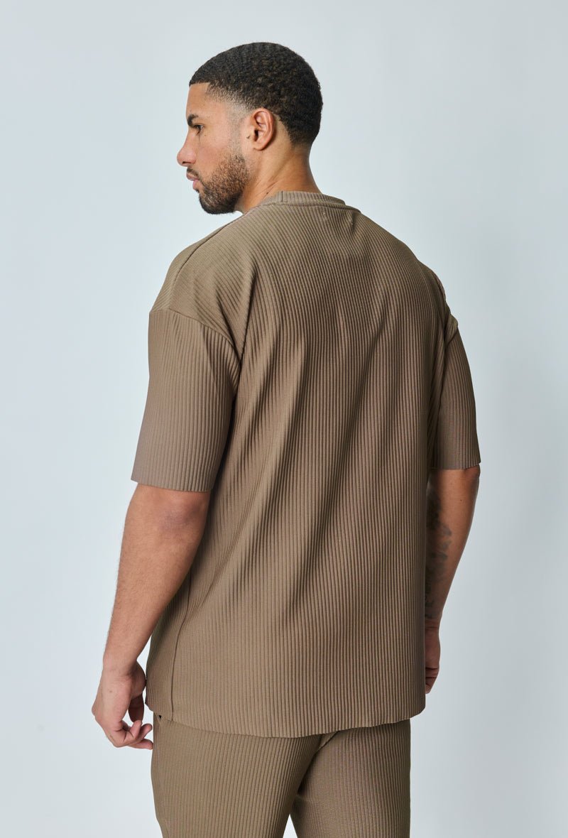 Effen t-shirt broekset