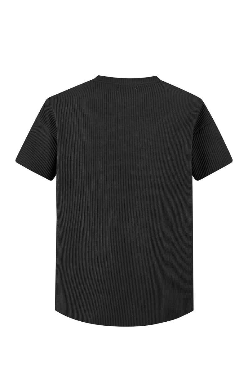 Effen t-shirt broekset