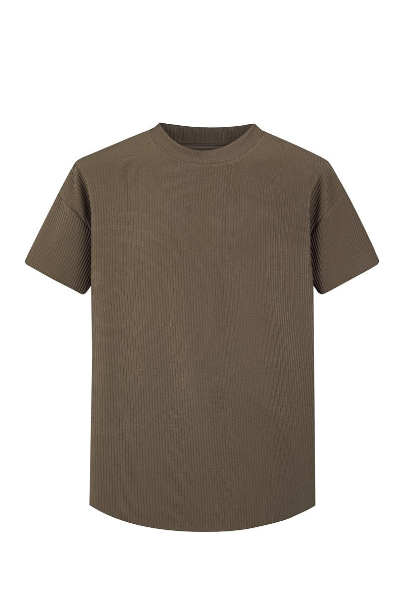 Effen t-shirt broekset