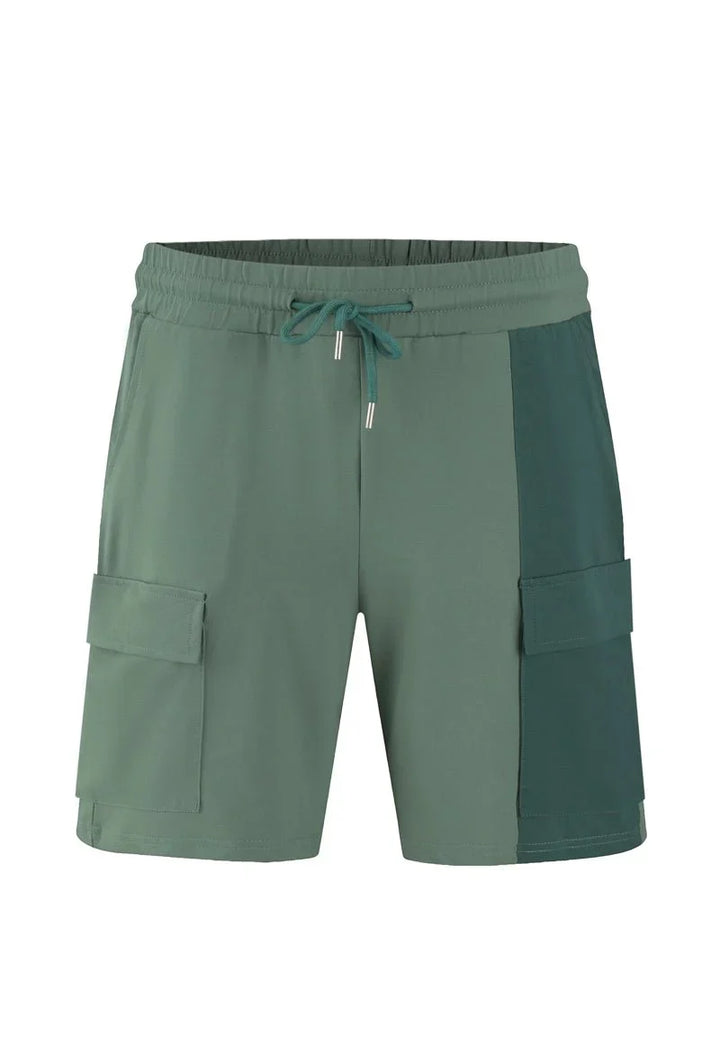 Set van tweekleurige T-shirt shorts