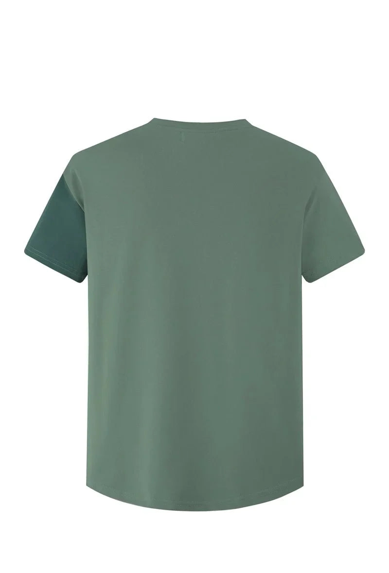 Set van tweekleurige T-shirt shorts