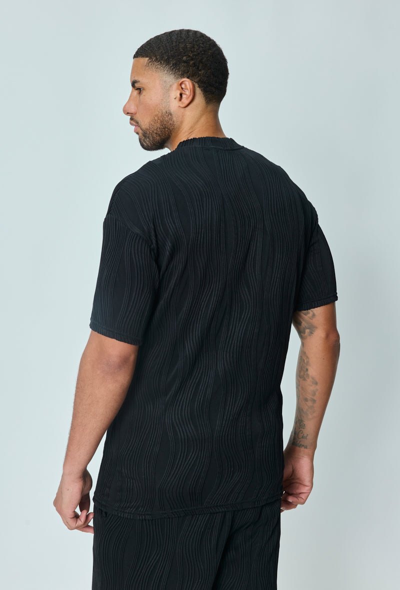 Set met effen shorts en t-shirt