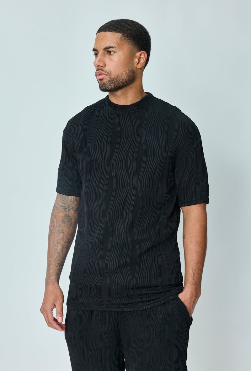 Set met effen shorts en t-shirt