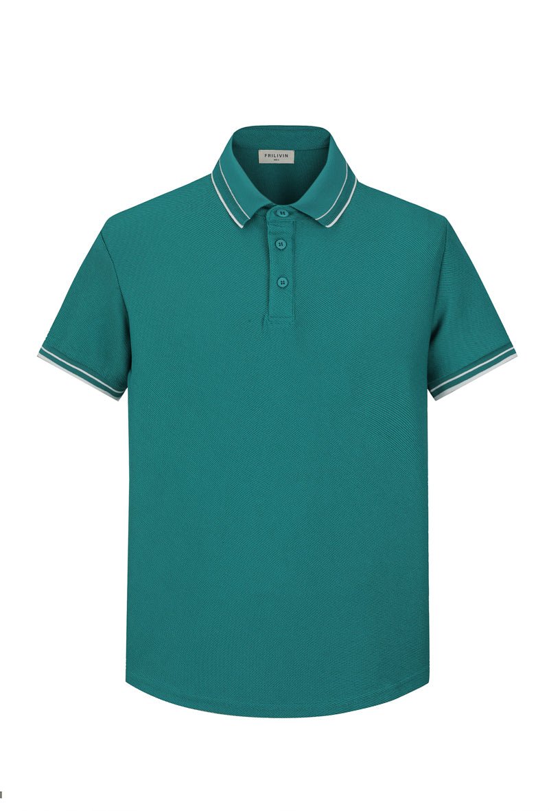 Effen polobroekset met korte mouwen