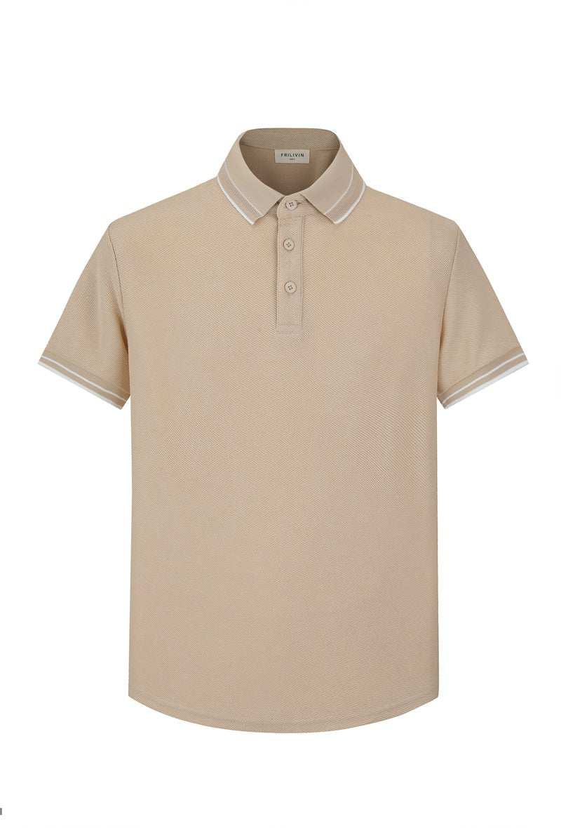 Effen polobroekset met korte mouwen