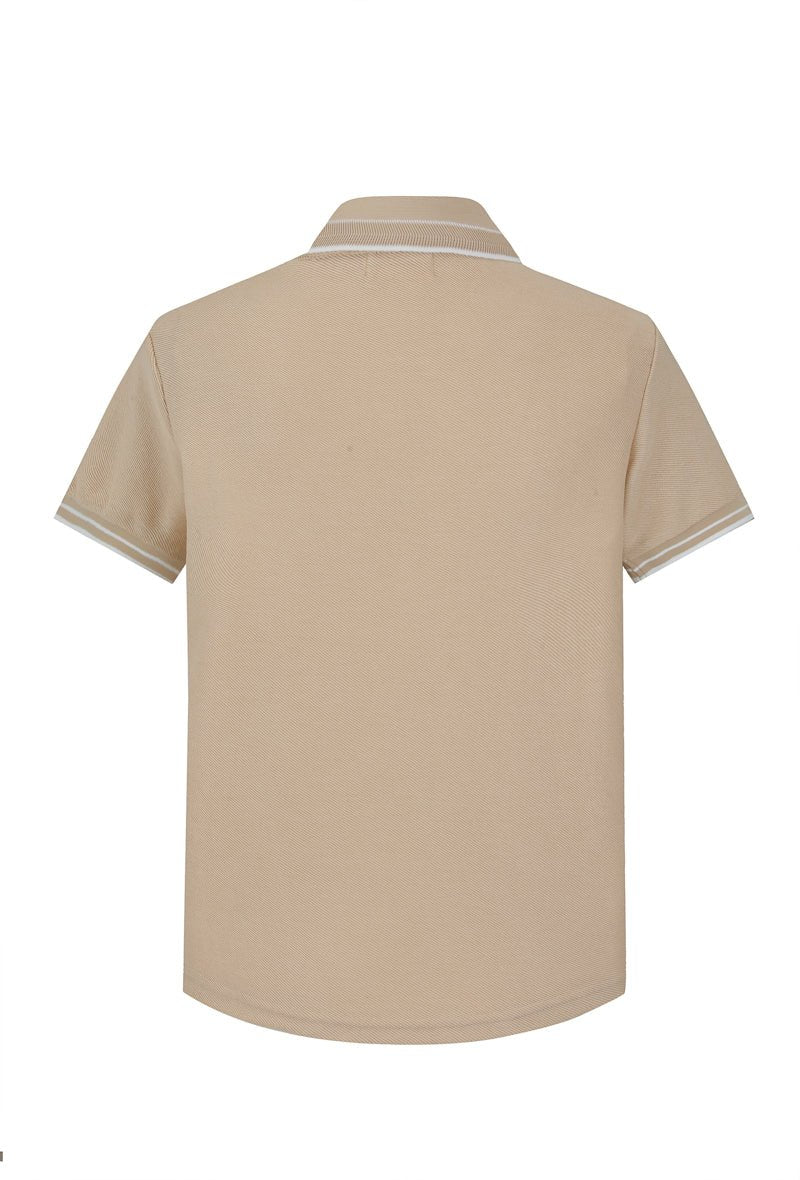 Effen polobroekset met korte mouwen