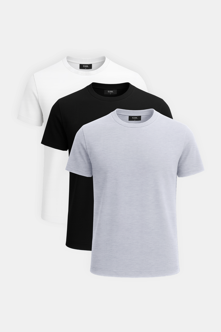 MIX & MATCH: ESSENTIEEL T-SHIRT 3-PACK